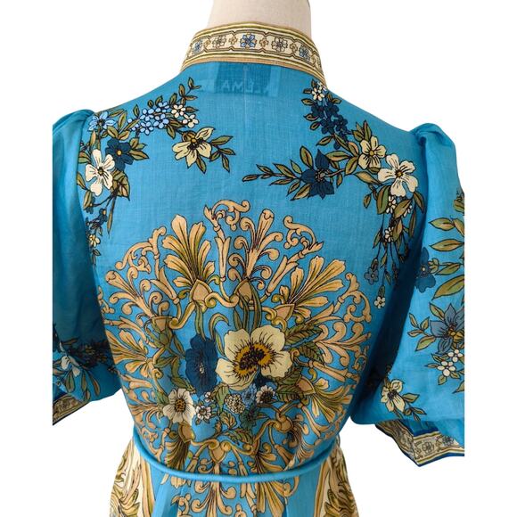 Alemais Cassie Tiered Midi Dress US 8 - Picture 8 of 11